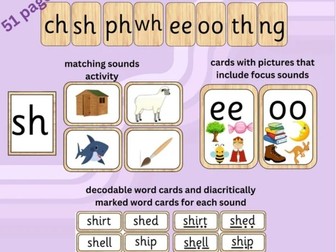 Phonics Digraph Resources and Activities