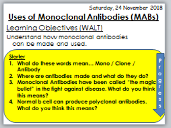 Monoclonal Antibodies - Biology