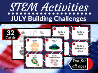 STEM Activities: July Building Challenges