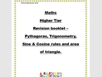 Revision booklet - Pythagoras, trig etc.