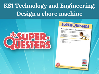 KS1 Technology and Engineering: Design a chore machine