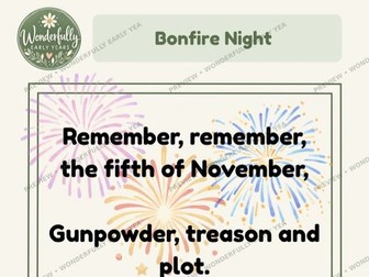 Bonfire Night Rhyme