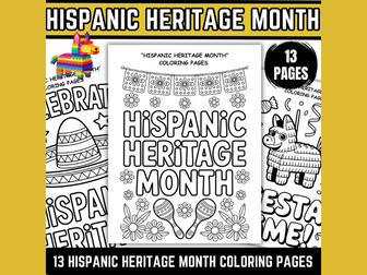 Hispanic Heritage Month Coloring Pages | Cultural Celebrations & Art Activities