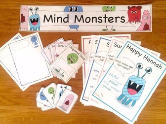 Mind Monsters Resource and Display pack - Emotional Intelligence, Emotional Literacy