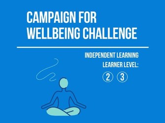 Campaign for Wellbeing Challenge - Taster