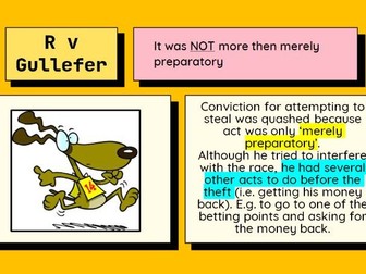 A LEVEL LAW: Attempts - preliminary offences (OCR)