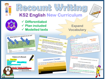 Recount Writing KS2 Powerpoints & Plan