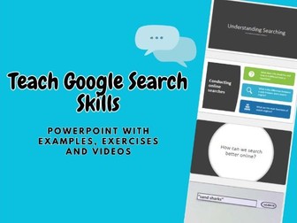 Teach Online Search (Google) & Evaluating Websites Skills