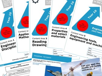 NCFE Engineering - Content Areas 1-5 - PowerPoints and Student Workbookls Bundle