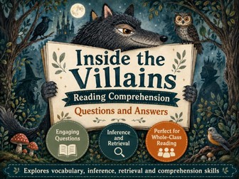 Inside the Villains - Comprehension - KS1