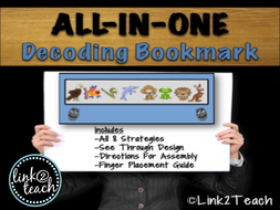 All in One Beanie Baby Decoding Bookmark