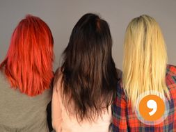 Spanish Body Parts and Hair Color - Worksheet