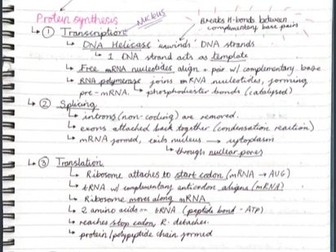 AQA Biology Topic 4 Revision Notes