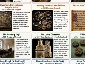 History: The Vikings - Card Sort