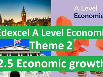Edexcel A Level Economics Theme 2 - 2.5 Economic growth