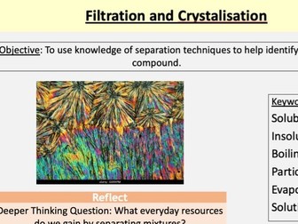 Year 7 Filtration and Crystallisation