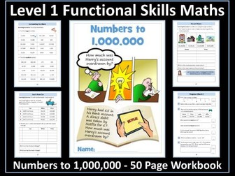 Functional Skills Maths Level 1 - Numbers and the Number System Workbook