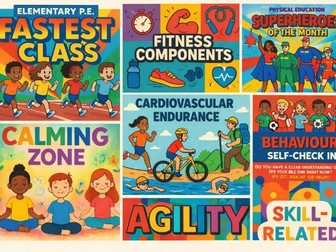 Physical Education Posters Starter Pack