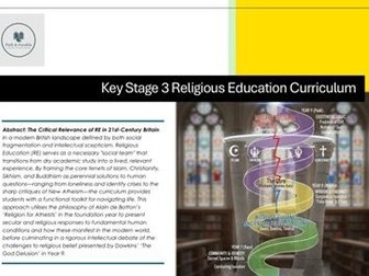 Complete KS3 Religious Ed Curriculum