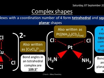 NEW Edexcel Topic 15 Transition Metals Revision