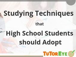 Study Guide for High School Students - TutorEye