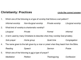 religious education themes paper