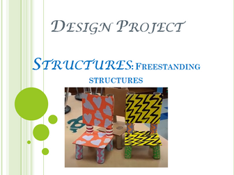 Design and Technology Project year 1 (Freestanding Structures)