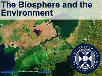 The Biosphere and the Environment