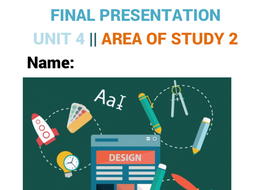 Visual Communication Design | Graphic Design | Unit 4 | Area Of Study 2 | Planning work