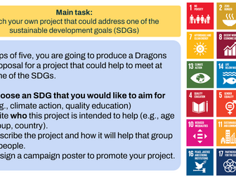 Global Issues and SDGs 12-lesson unit of work