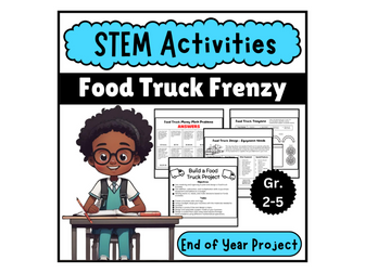 Food Truck STEM Challenge: Business, Maths & Design Project for KS2/Primary Learners