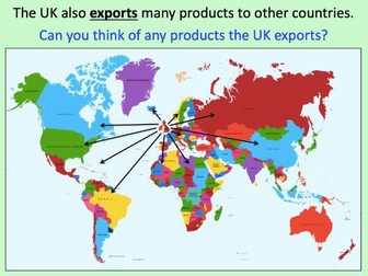 Understanding Trade - KS2 - Investigating the UK's biggest exports