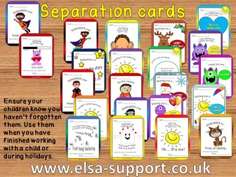 Separation Cards - Thinking about you...