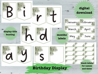 Birthday Display Pack