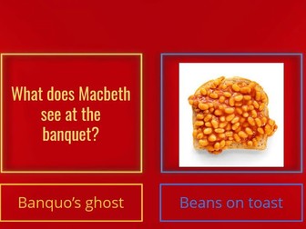 Macbeth 'House of Games Quiz' 40+ QUESTIONS