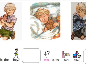 Dogger Story Worksheets – Glue & Stick Activities (4 Slides)