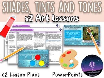 Shades, Tints and Tones - x2 Outstanding Art Lessons