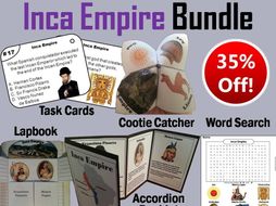 Inca Empire Task Cards and Activities Bundle