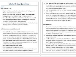 Help with macbeth coursework