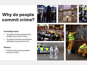 Causes of Crime GCSE Lesson