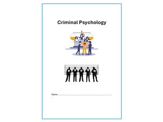 IAL Edexcel Psychology Unit 3 Crime