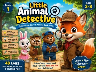 Little Animal Detective Alphabet A-D Fun