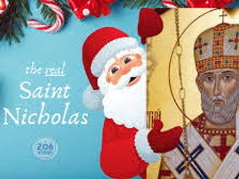 Non Fiction St Nicholas and Xmas traditions KS3 Comprehension, analysis and writing activities