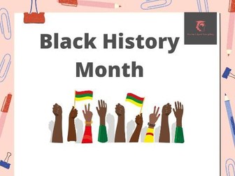 Black History Month Action Not Words (Racism)