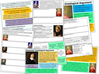 Arguments from Reason (Ontological) - WHOLE UNIT! (RS A-Level OCR)