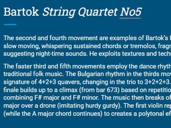 OCR A-Level Music AOS6 - National Styles