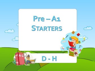 YLE Pre A1 Starters, Flashcards D to H