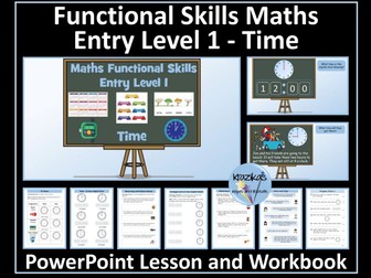 Functional Skills Maths - Entry Level 1 - Time