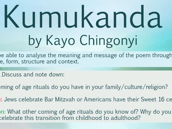 Kumukanda by Koya Chingonyi