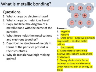 Metallic Bonding GCSE AQA